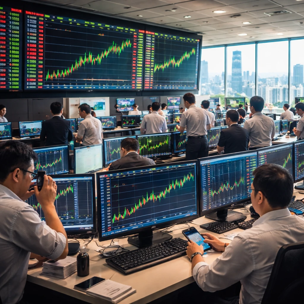 Taiwan market closes at record high as plastics, computers and electricity stocks lead gains