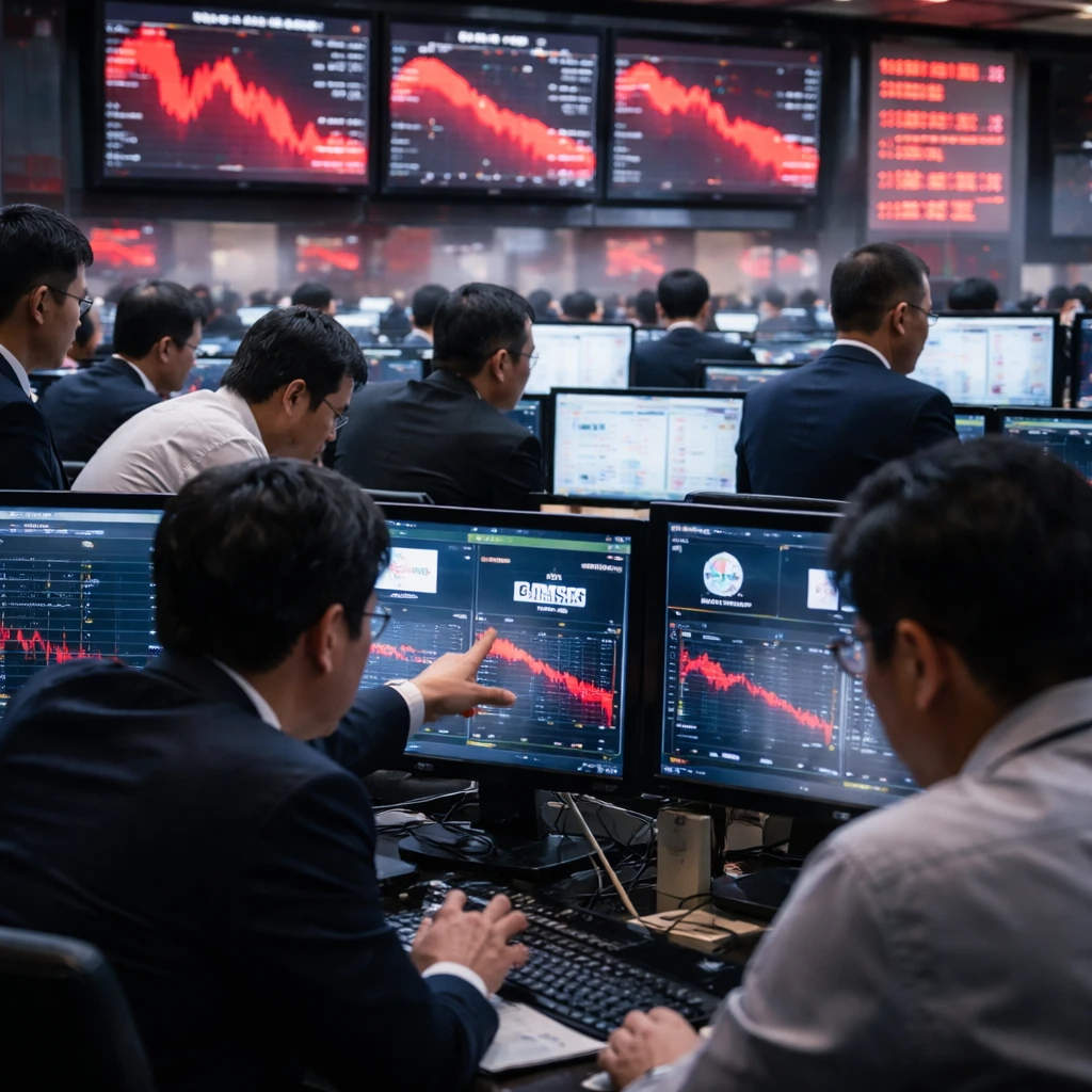 Asia Markets Pull Back as Semiconductor Selloff Hits Korea and Japan; Hong Kong Insurers Drop Sharply