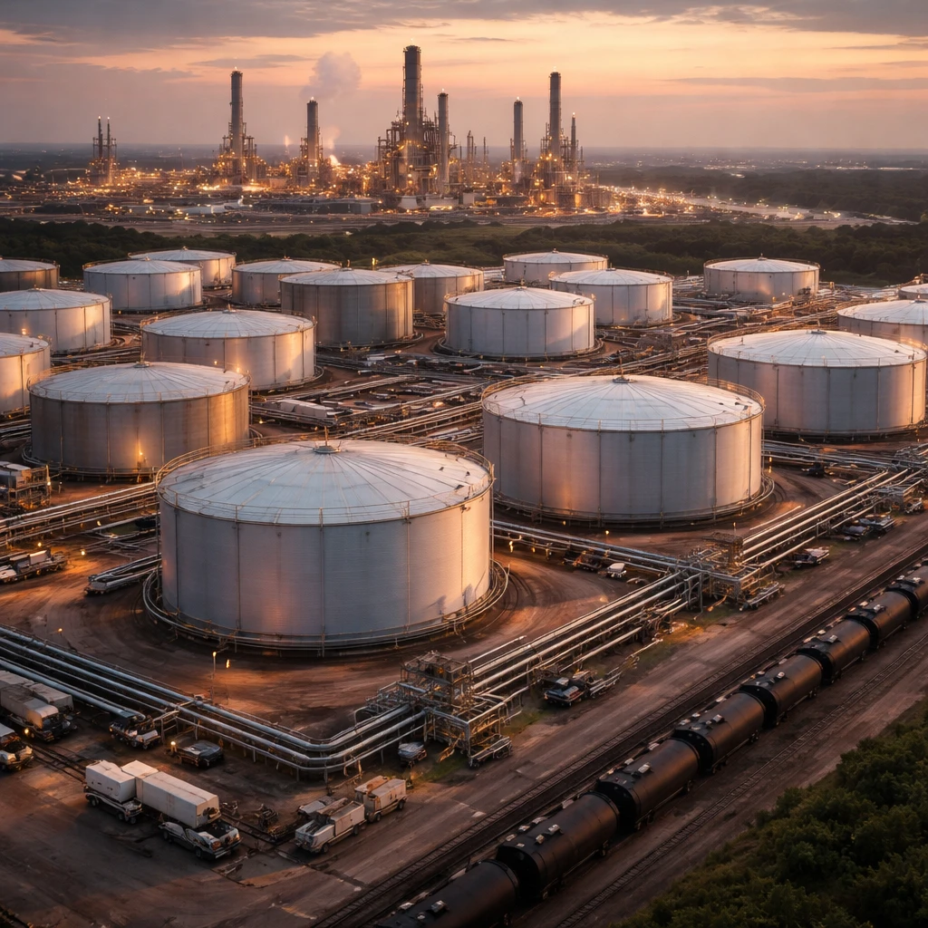 U.S. Total Crude Stocks Fall to Lowest Point Since March 1985