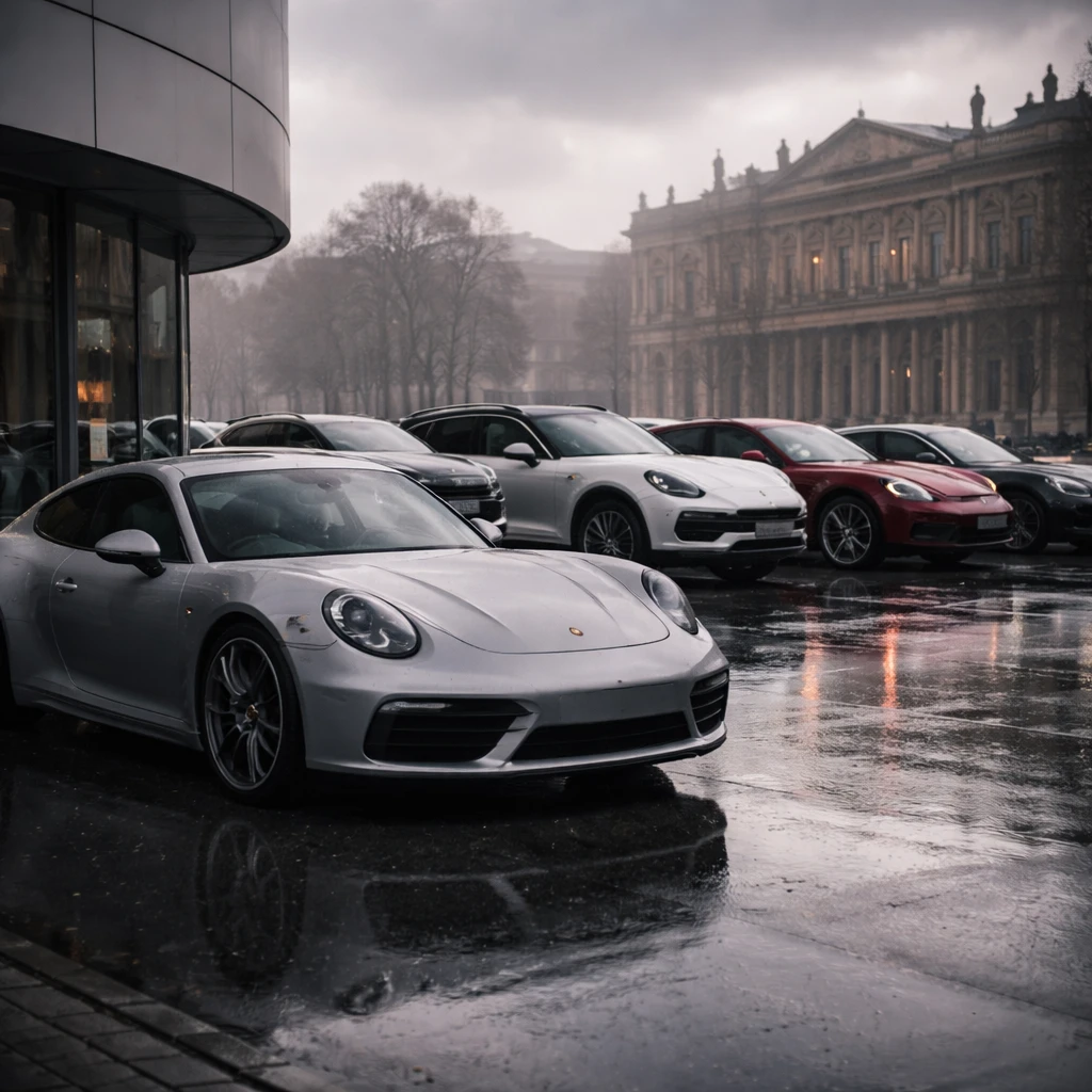 Porsche Preferred Shares Slip After Sharp Drop in First-Half Deliveries