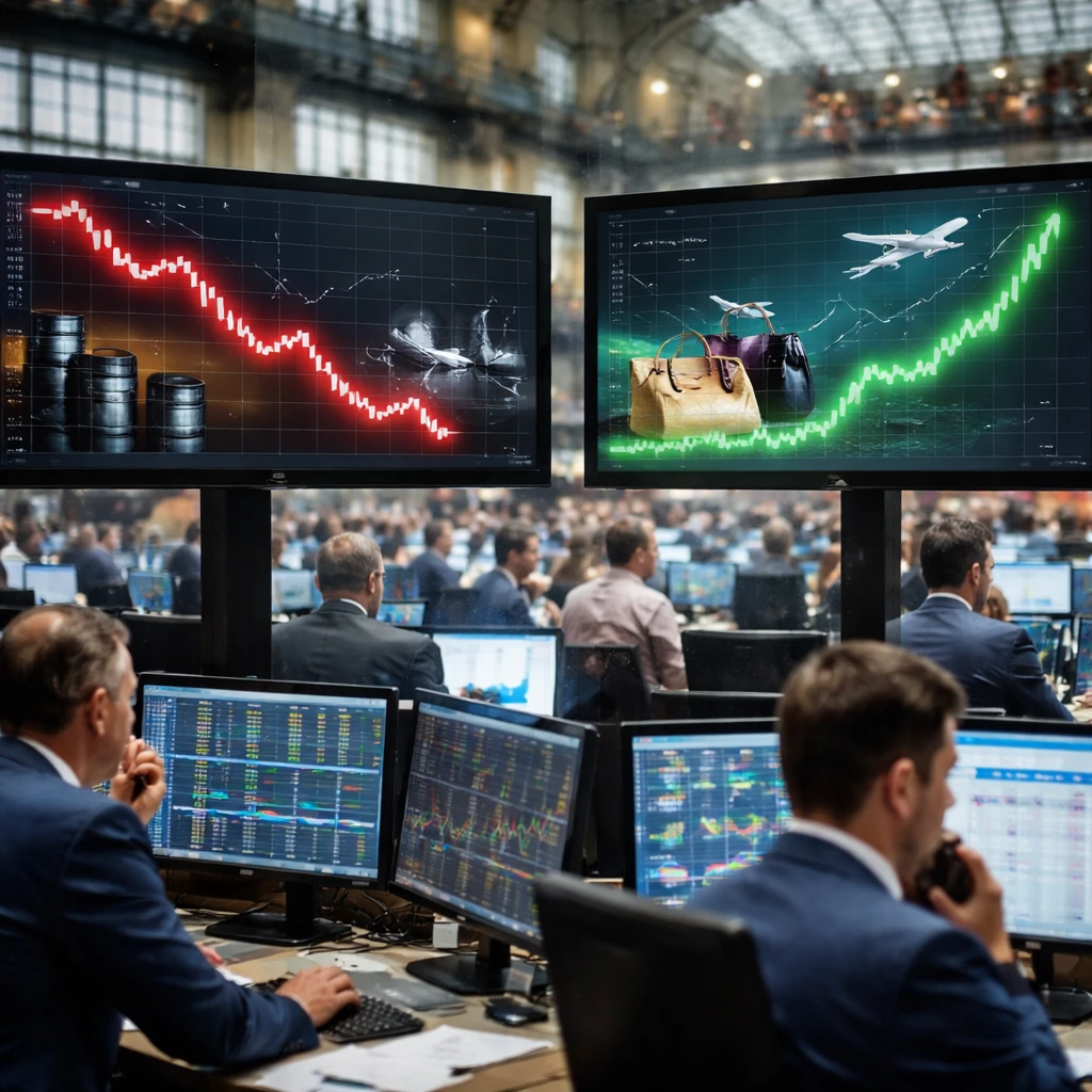 European Luxury and Airlines Advance as Energy Stocks Slide After US-Iran Agreement