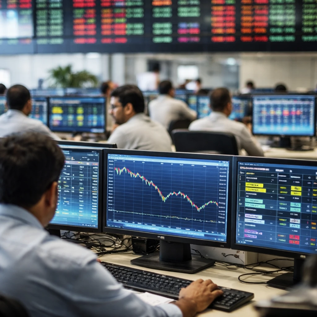 Indian Equities Slip as FMCG, Healthcare, Consumer Durables Weigh on Close
