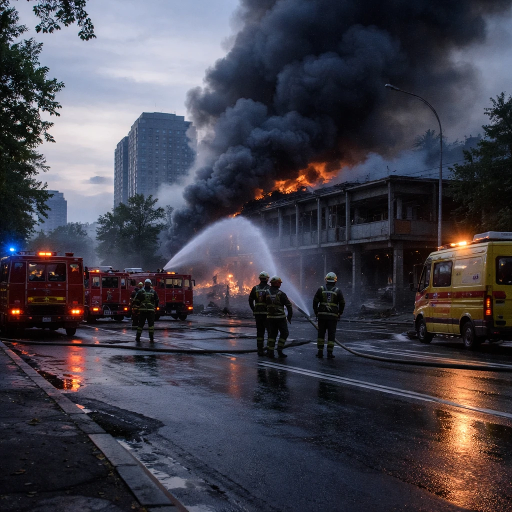 Kyiv Infrastructure Faces Disruption Following Overnight Missile Assault