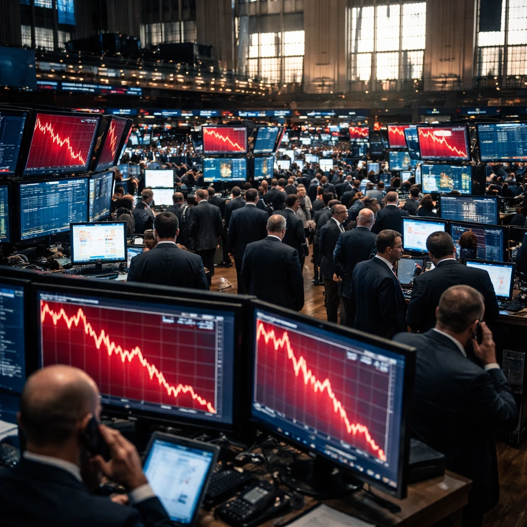 Broad-Based Selloff Sends Major U.S. Indexes Lower; Commodities and Volatility See Big Moves