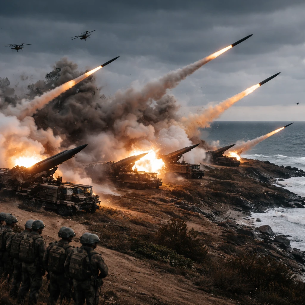 North Korea Conducts Live-Fire Joint Drill Testing Artillery and Missile Units