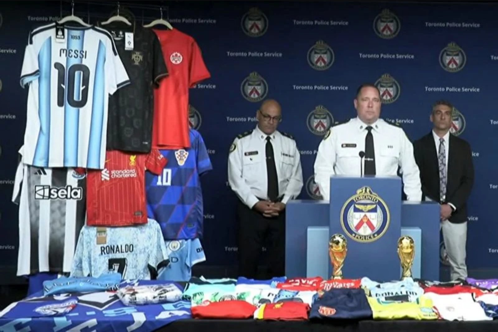 Toronto Police Make Largest-Ever Canadian Bust of Fake World Cup Merchandise