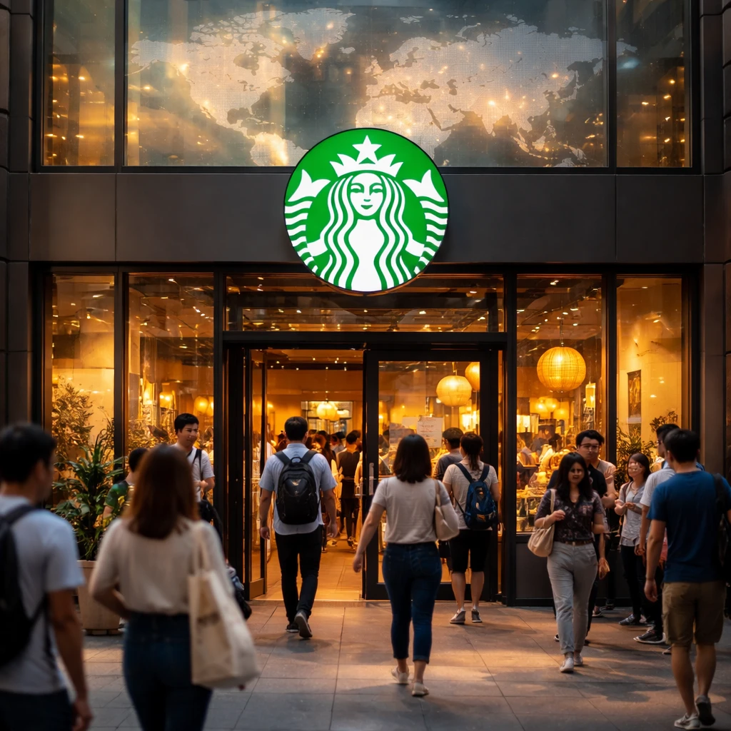 Starbucks Sees Potential to Double International Store Footprint, CEO Says