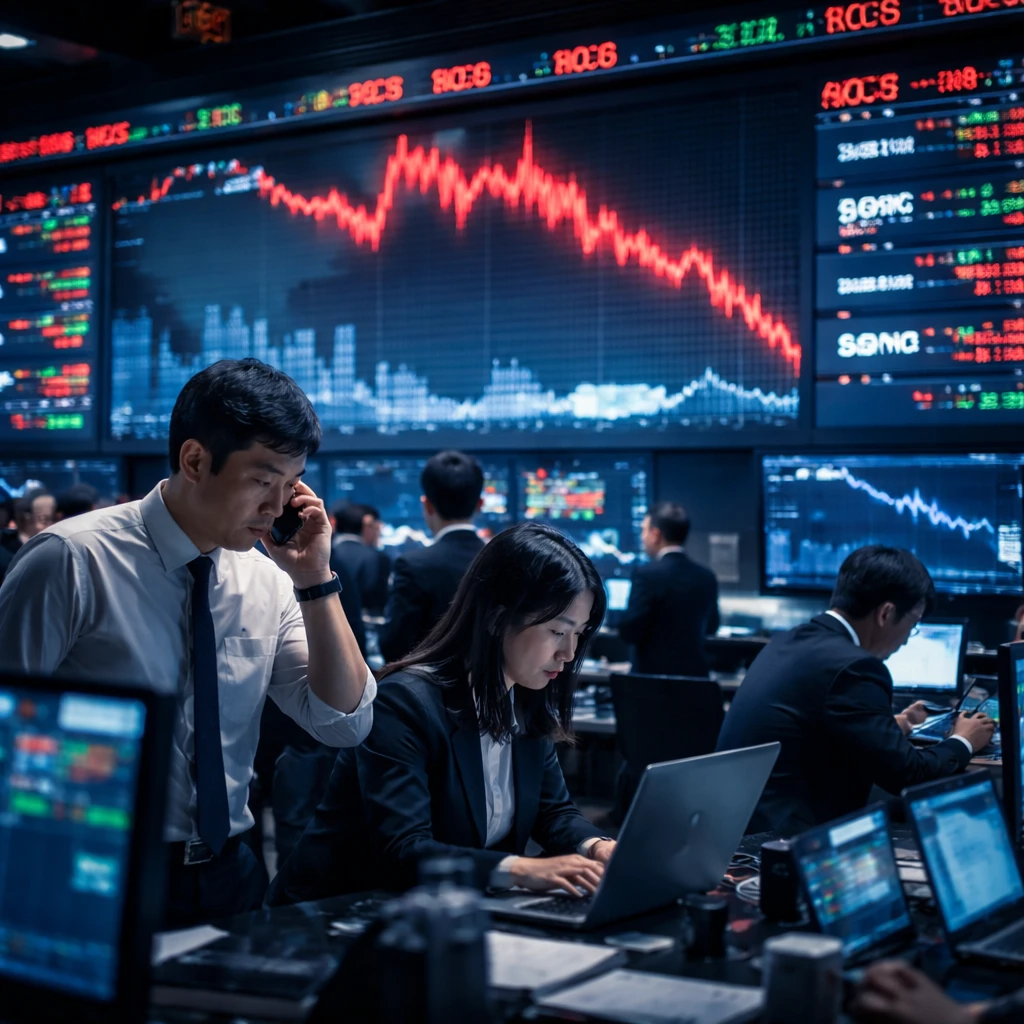 AI-led selloff drags Asian markets as South Korea plunges; oil retreat softens energy stocks