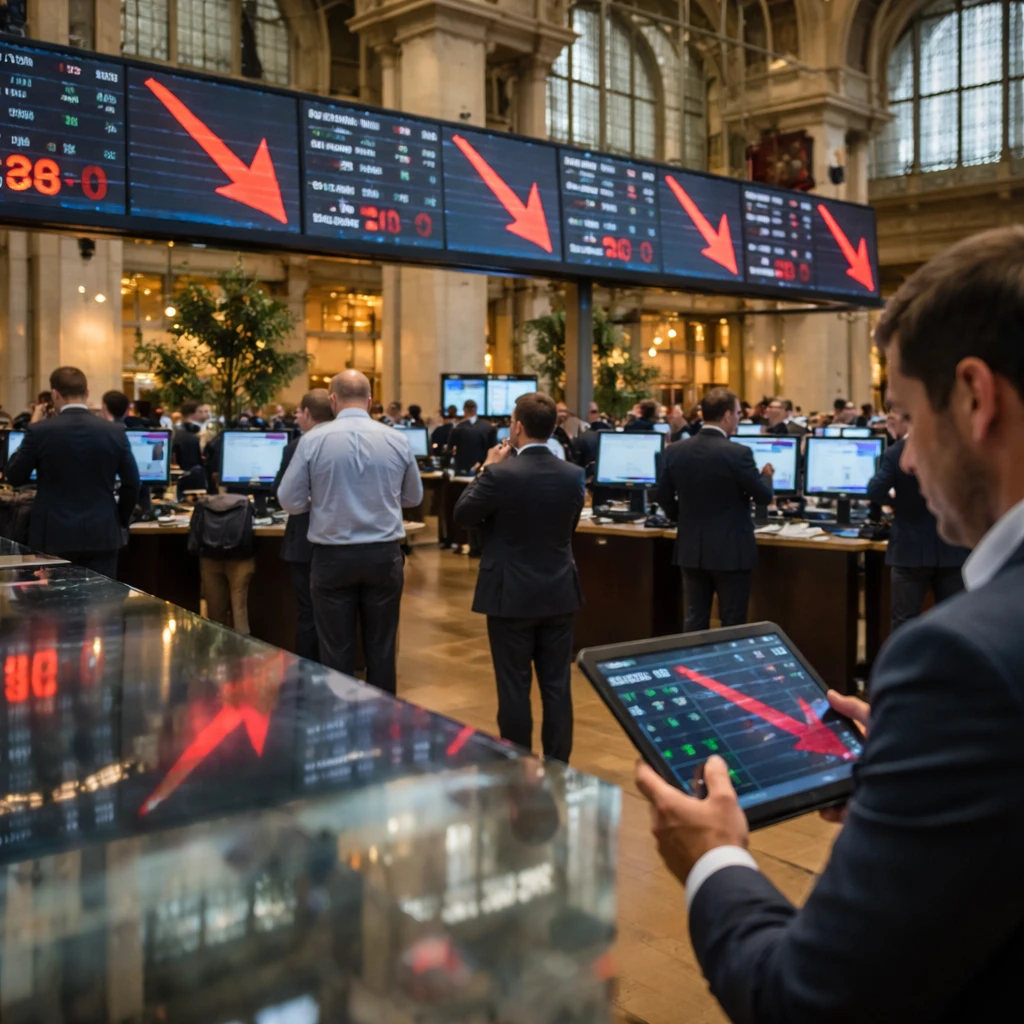 Brussels Benchmark Ends Lower as Healthcare, Consumer Goods and Telecoms Slide
