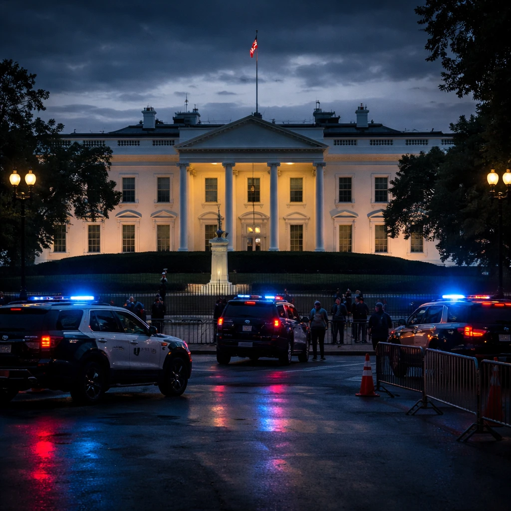 White House Enters Lockdown Following Gunfire Near North Lawn