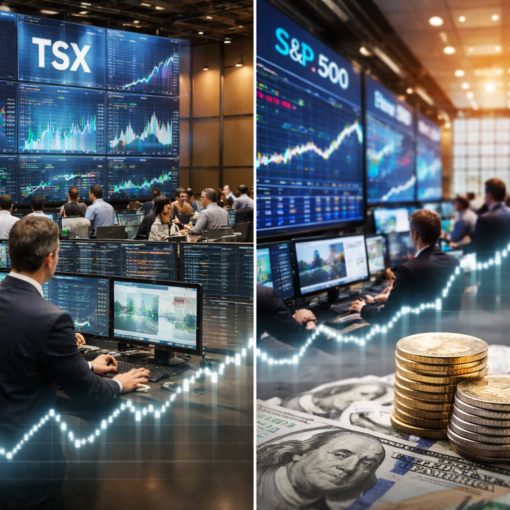 TSX Outpaces S&P 500 in 2026; Currency Moves Key for Canadian Investors