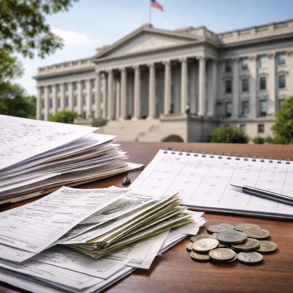 U.S. May Budget Deficit Narrows 7% Amid Calendar Shifts and Tariff Refunds