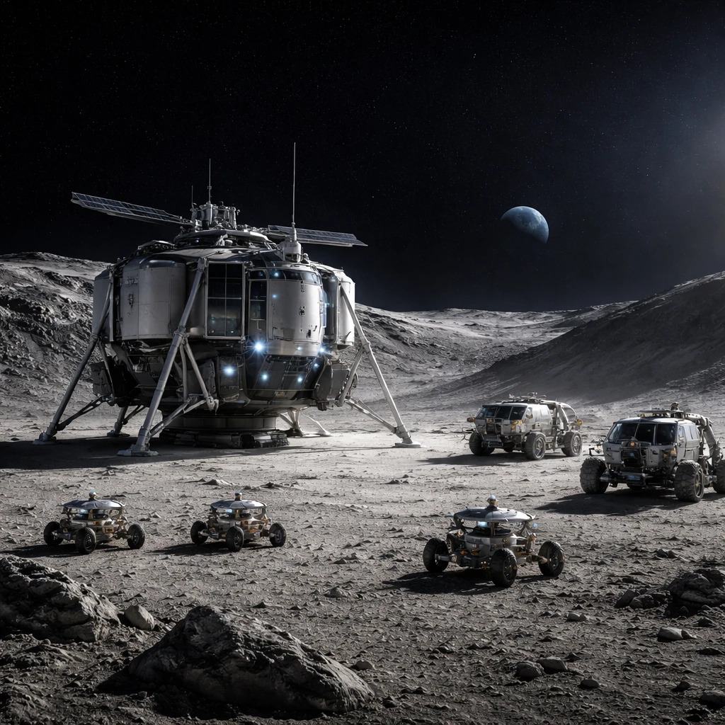 NASA Awards Moon Base Contracts to Blue Origin and Firefly as Part of South Pole Infrastructure Push