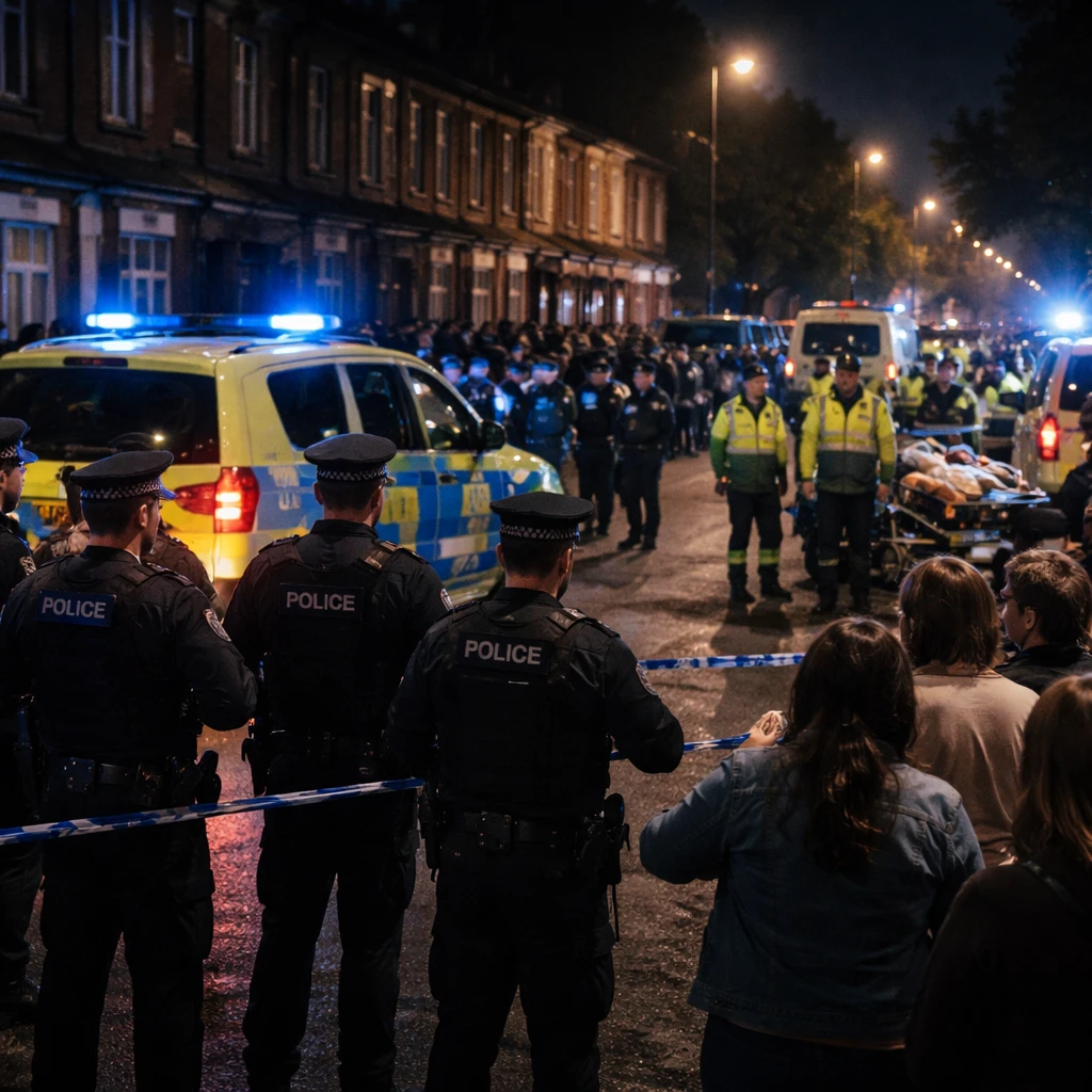 Northern Ireland police urge calm after brutal knife assault in north Belfast sparks online calls for protest
