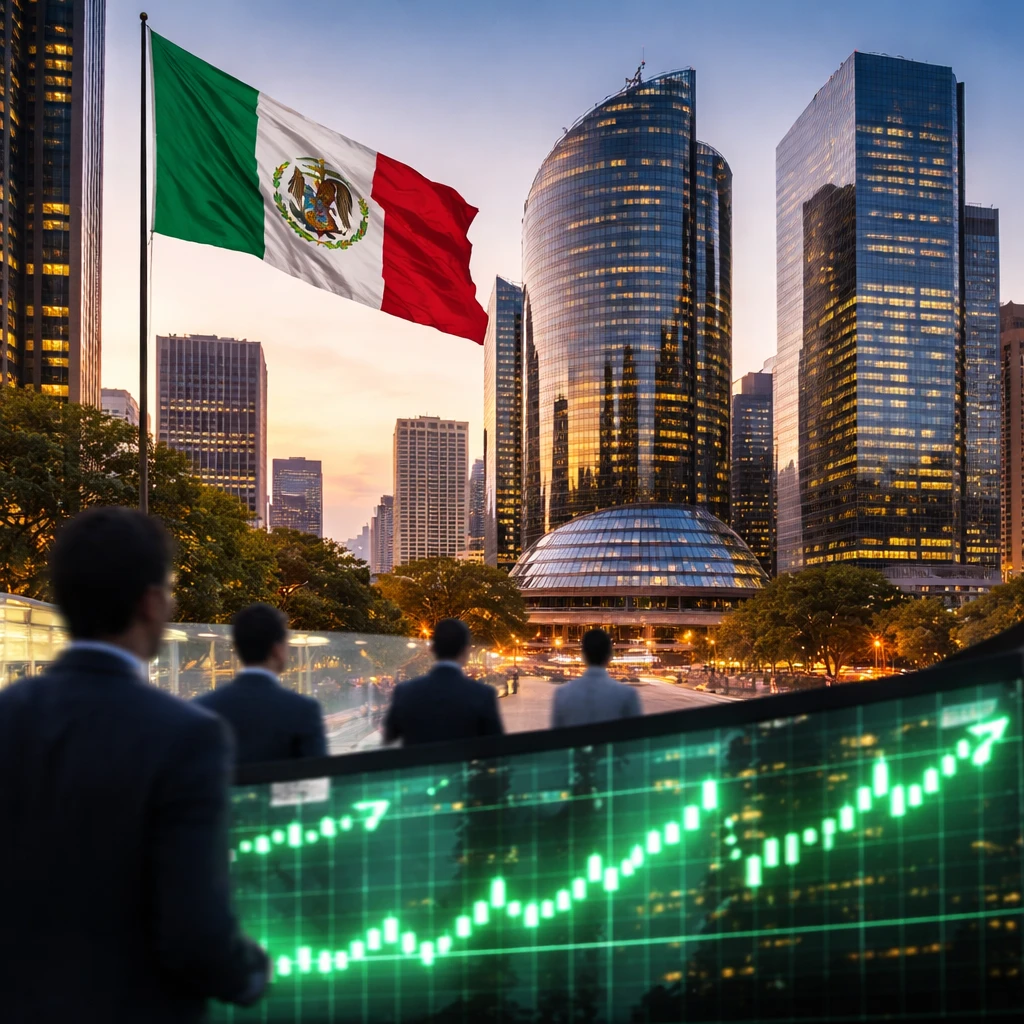 Mexican equities finish higher as S&P/BMV IPC posts 3.33% gain
