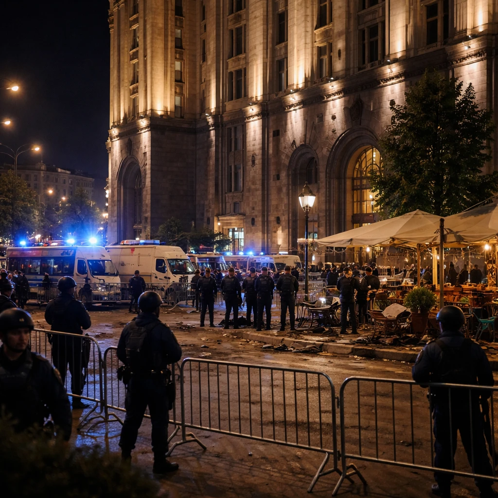 Blast Near Summer Terrace in Central Moscow Kills Three, Injures 15