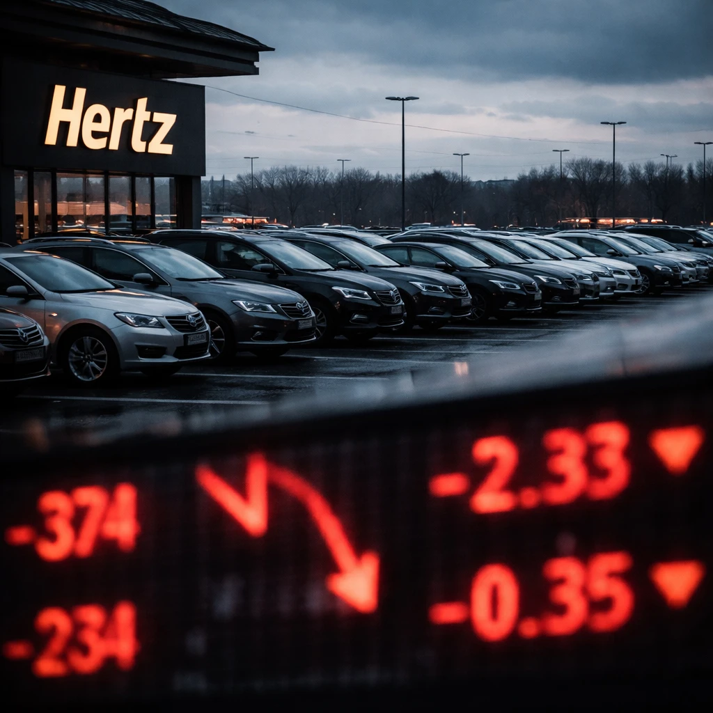 Hertz Shares Fall Again After Guidance Cut and Dual Capital Raises