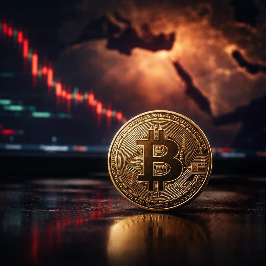Bitcoin Drops Under $76,000 as Middle East Tensions and ETF Selling Weigh on Crypto