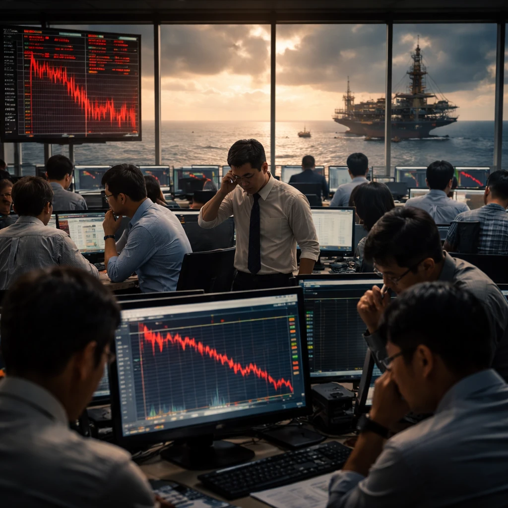 Asia Stocks Retreat as Middle East Tensions Lift Oil; South Korea’s Benchmark Plunges Over 5%