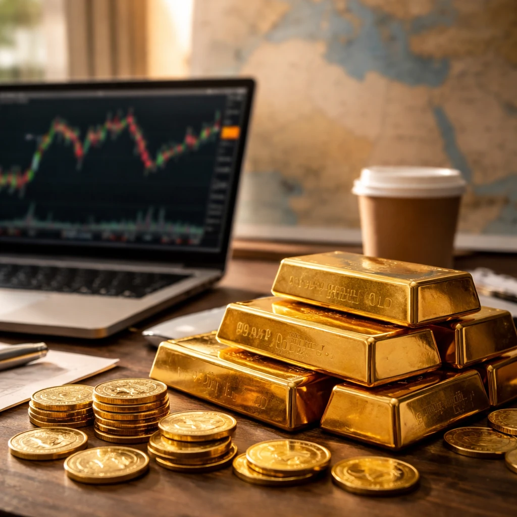Gold Holds Steady as Mideast Diplomacy and Fed Rate Outlook Keep Traders Guarded