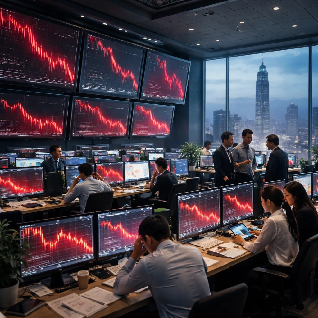 Taiwan market closes lower as select sectors and names post sharp moves