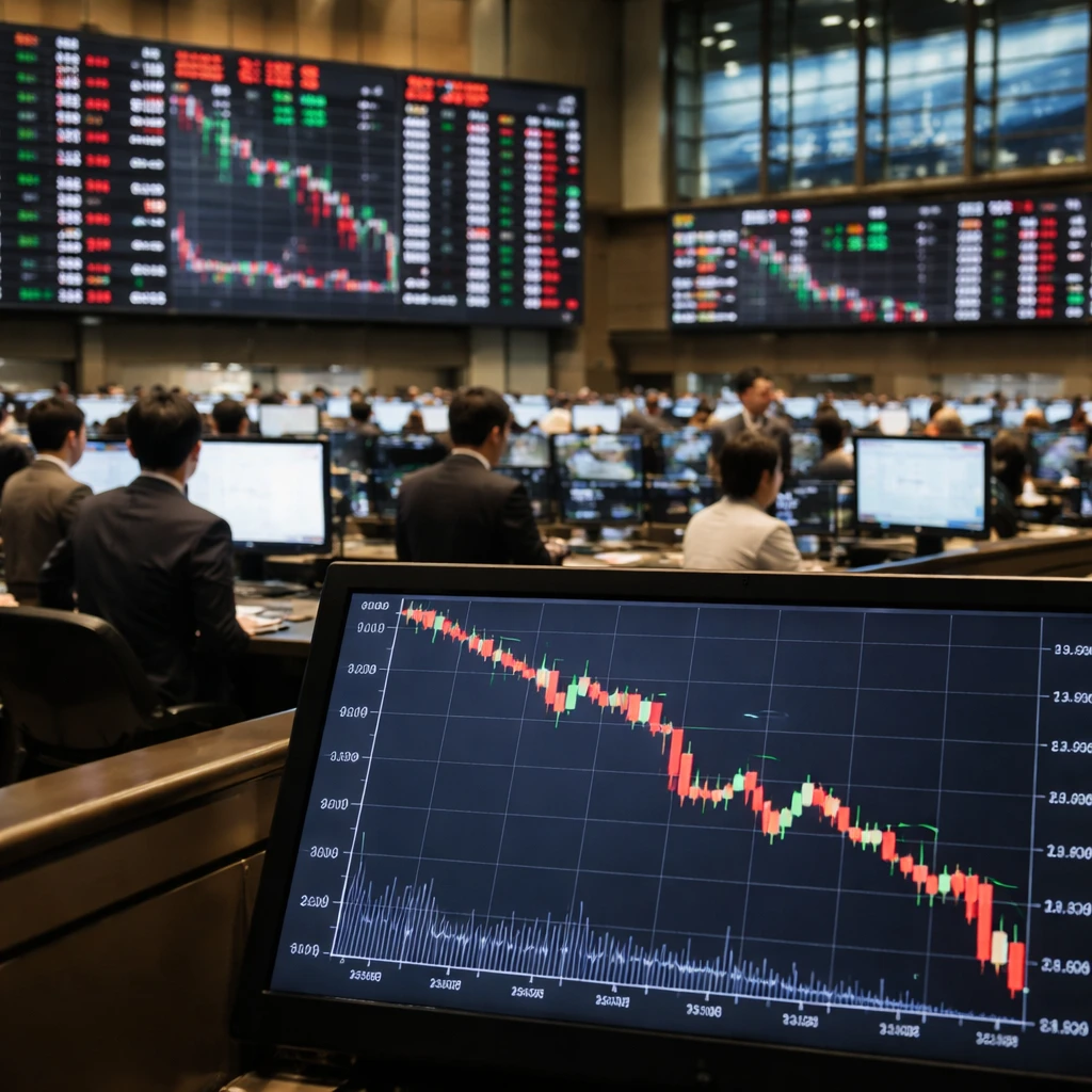 Tokyo Stocks Slip as Paper & Pulp, Transport and Communication Groups Lead Declines