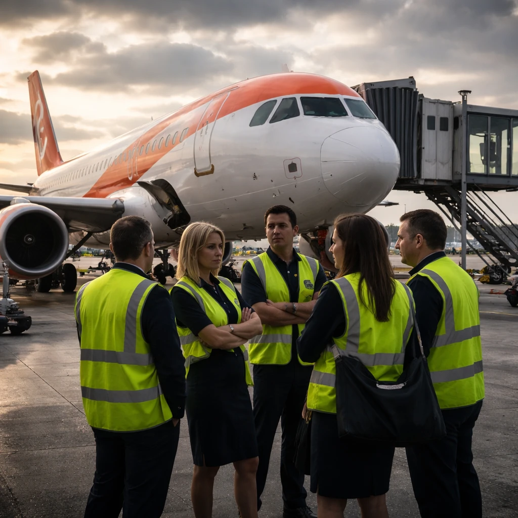 easyJet France Cabin Crew Serve Strike Notice Citing Declining Work Conditions