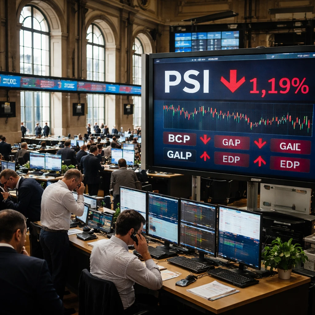 Lisbon Market Slides as PSI Drops 1.19%; Energy and Industrials Under Pressure