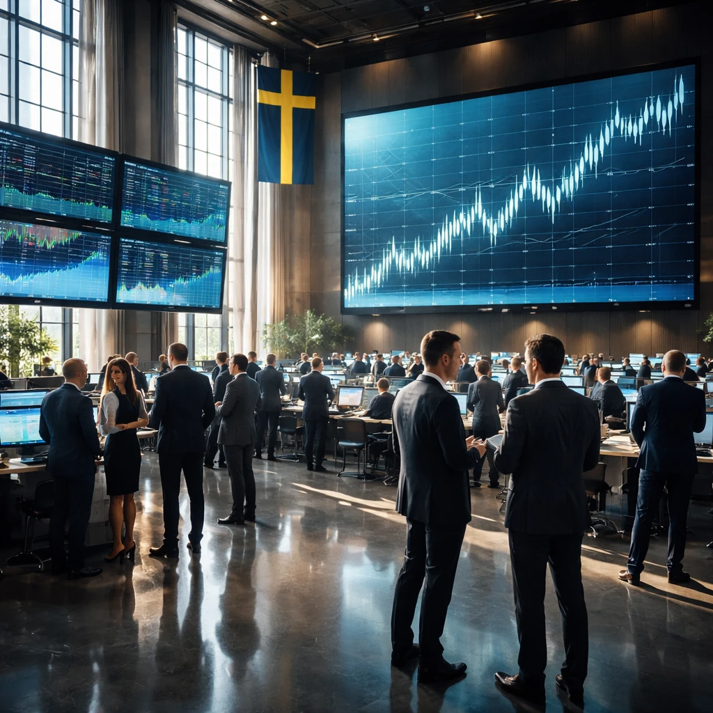 Stock Index Rises in Stockholm as Materials, Industrials and Telecoms Lead Gains