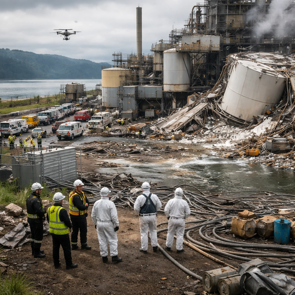 Recovery Operations End After Chemical Tank Rupture at Washington Paper Plant; Death Toll Reaches 11