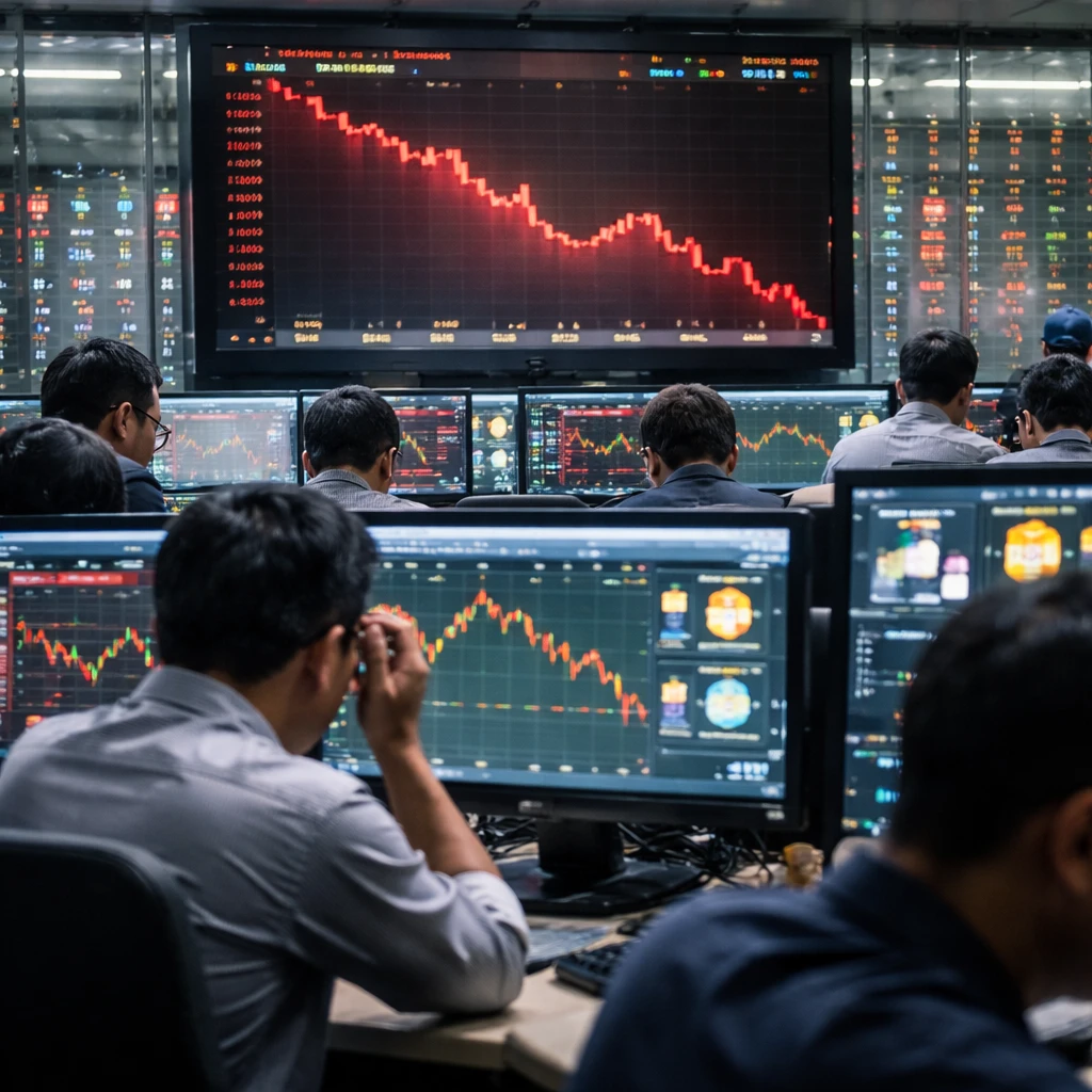 Taiwan market finishes lower as Taiwan Weighted slips 1.00%