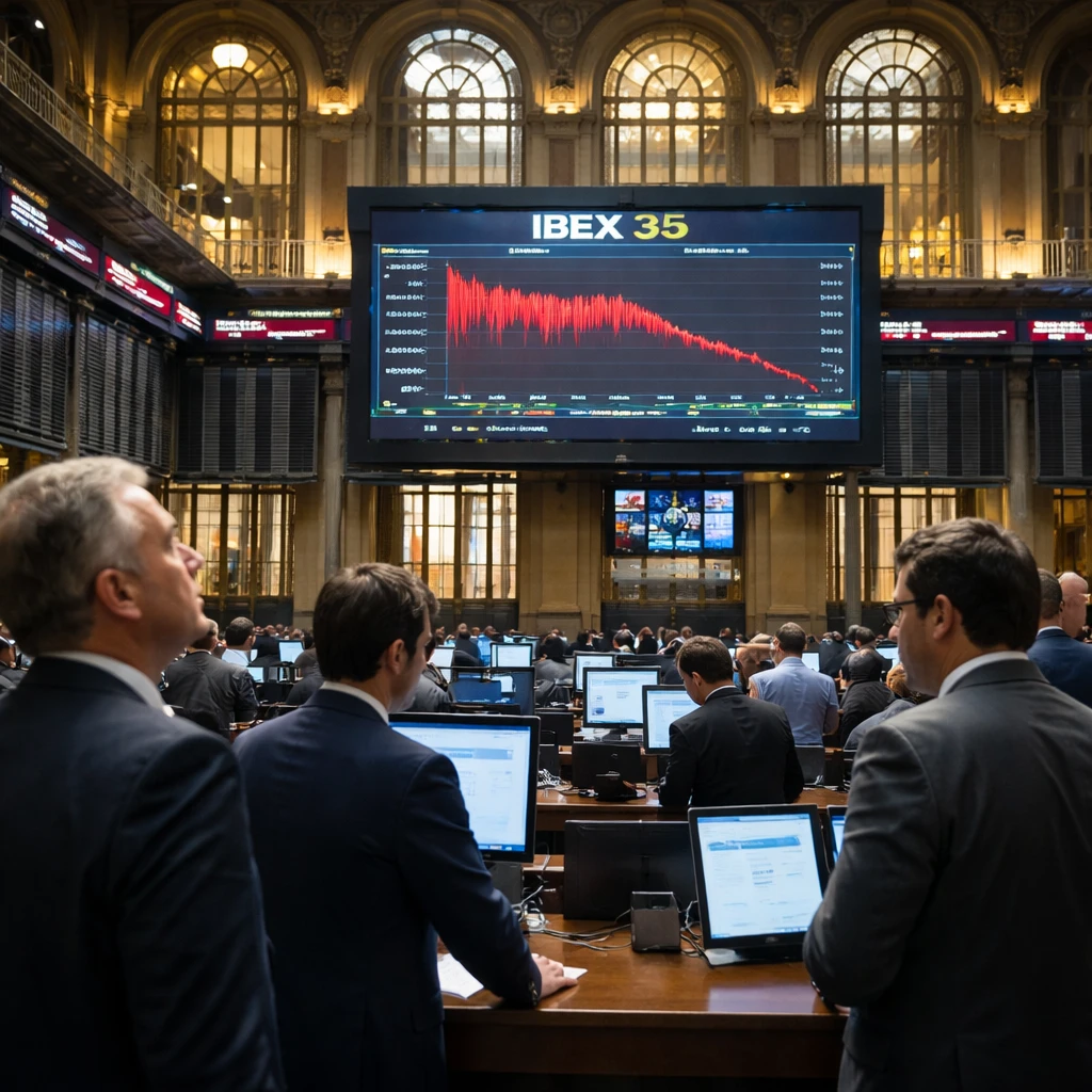 Madrid Close: IBEX 35 Dips 0.42% as Financials and Telecoms Drag Markets