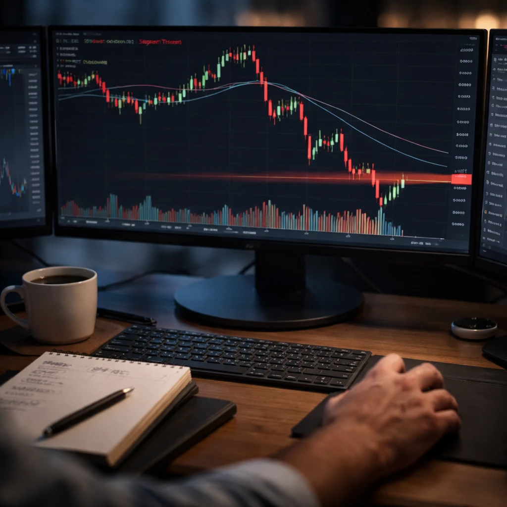 Tesla slips 3% as bearish engulfing forms at $393 support; $370 eyed if breakdown continues