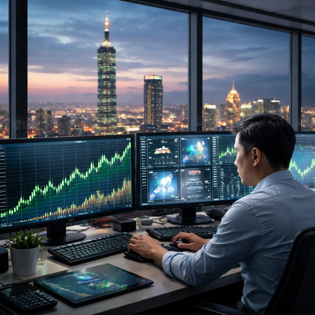 Taiwan Stock Index Climbs to Record High, Led by Plastic, Computer Hardware and Utilities Stocks