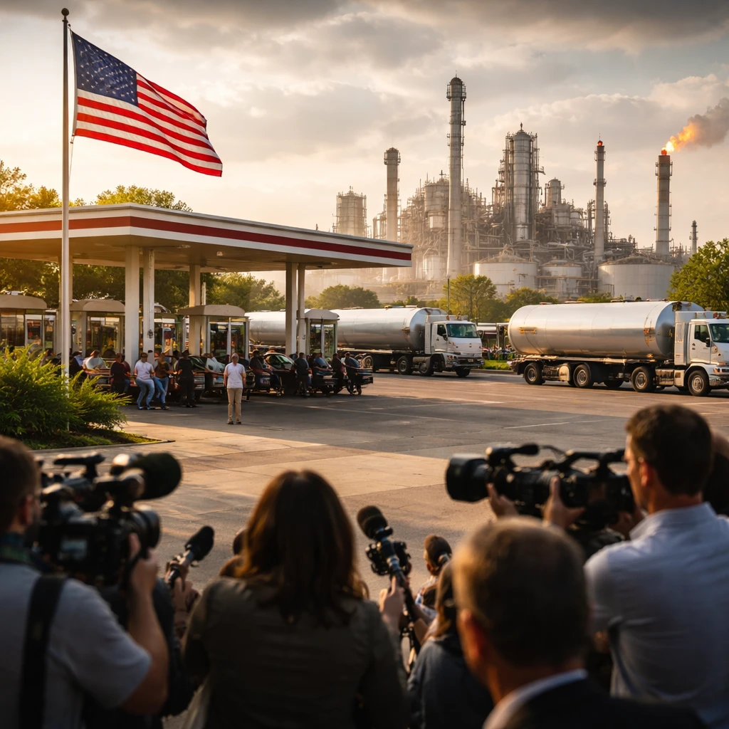 Trump Criticizes Exxon and Chevron Over Record Profits, Calls for Relief at the Pump