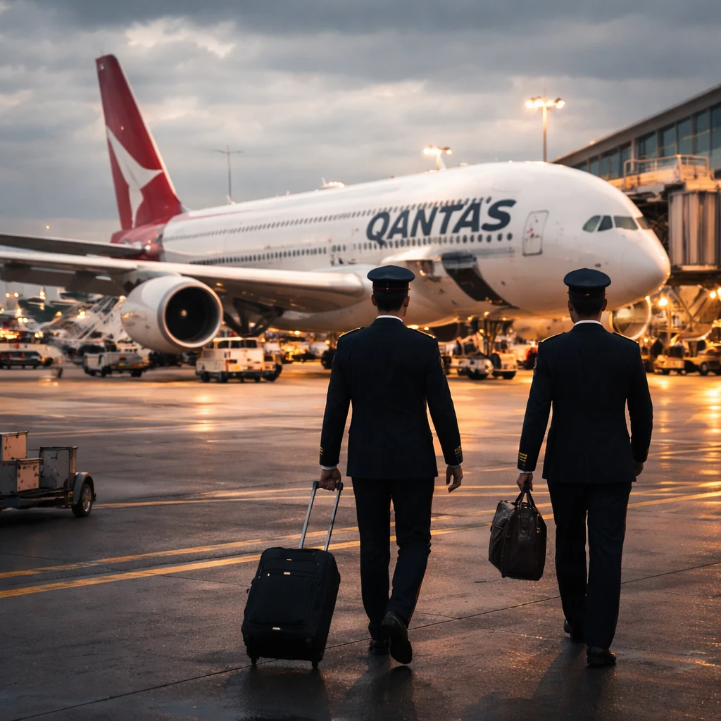 Qantas and Pilots’ Union Reach Provisional Pay Agreement After Threatened Industrial Action