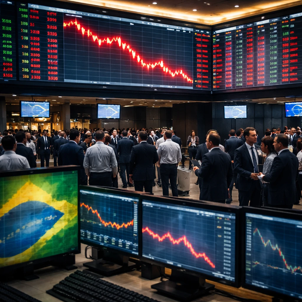 Bovespa Falls to Six-Month Low as Real Estate and Materials Drag Markets