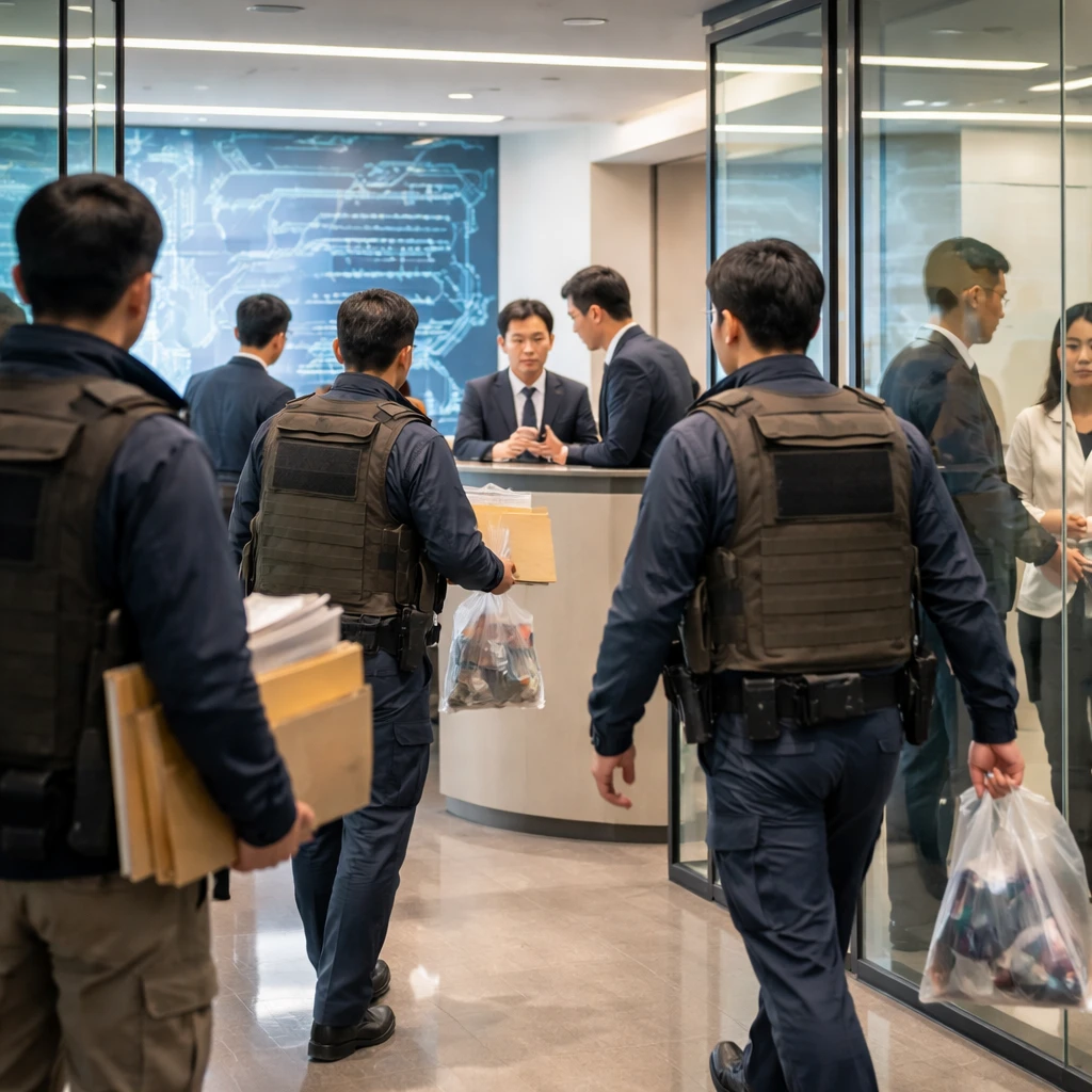 Taiwan Conducts Coordinated Raids on Chinese Firms Over Alleged Illegal Recruitment of Chip Talent