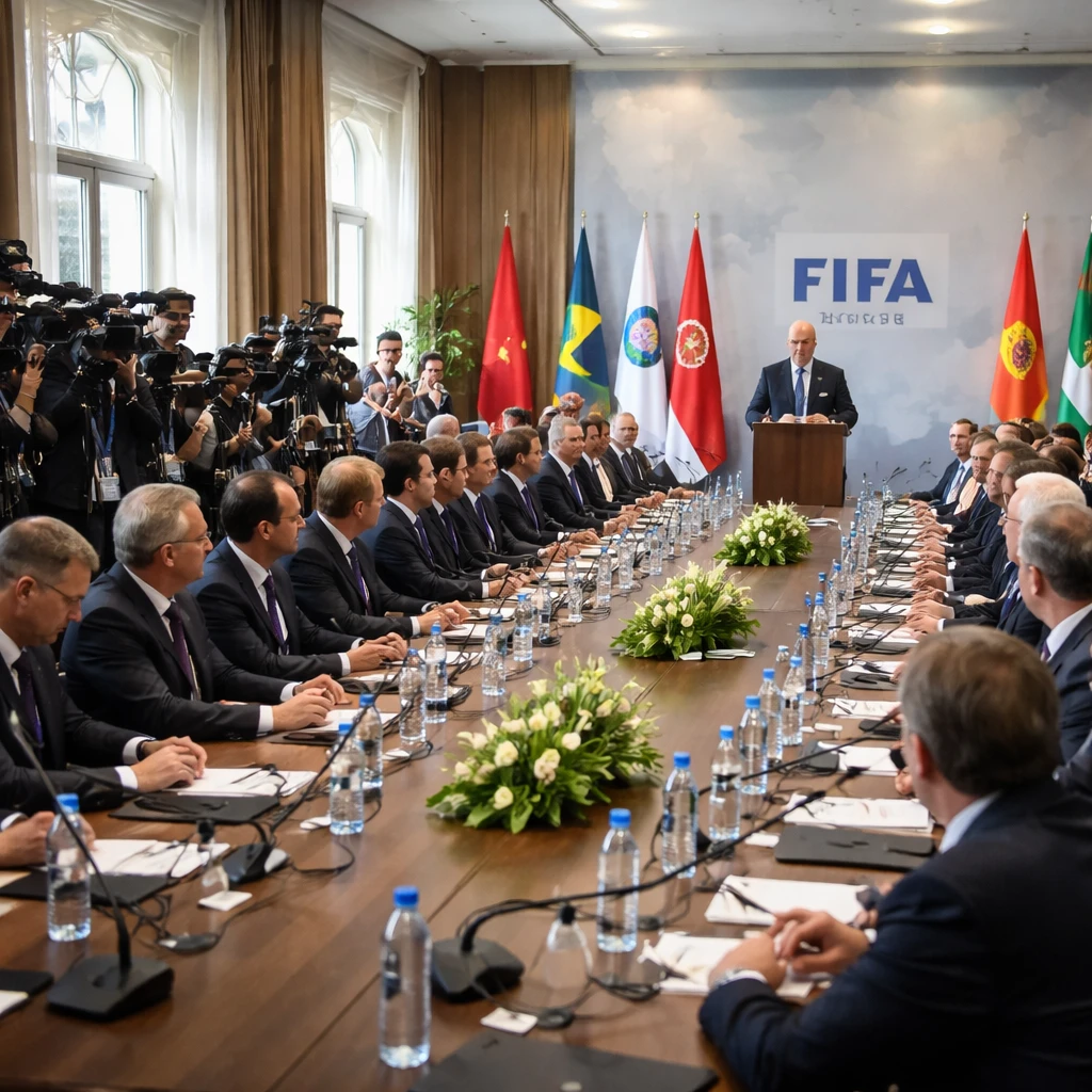 FIFA leadership unites after fallout from shelved World Cup commercial sale