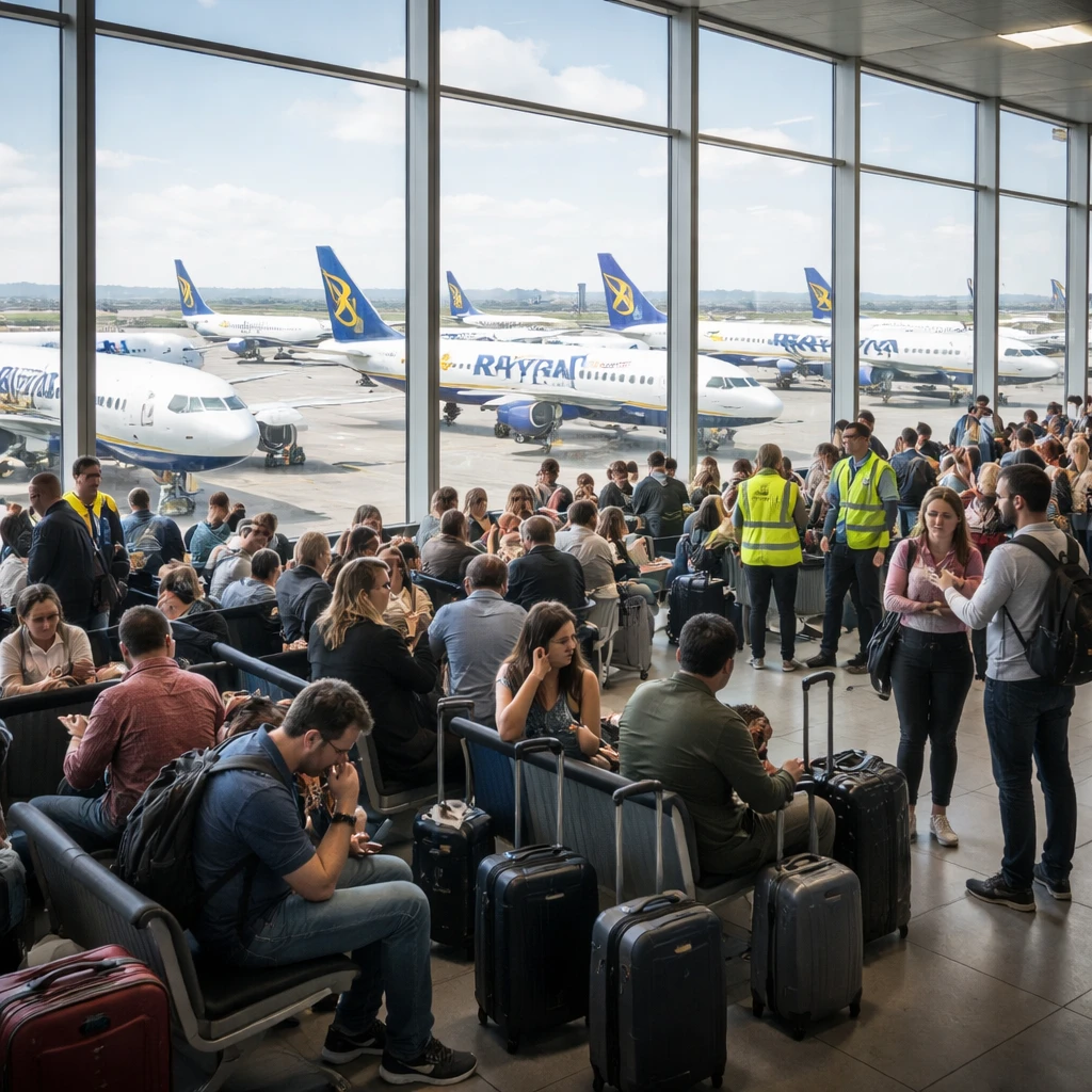 Ryanair Grounds 260 Flights After UK Air Traffic Collapse, Warns of Up to $6 Million in Losses