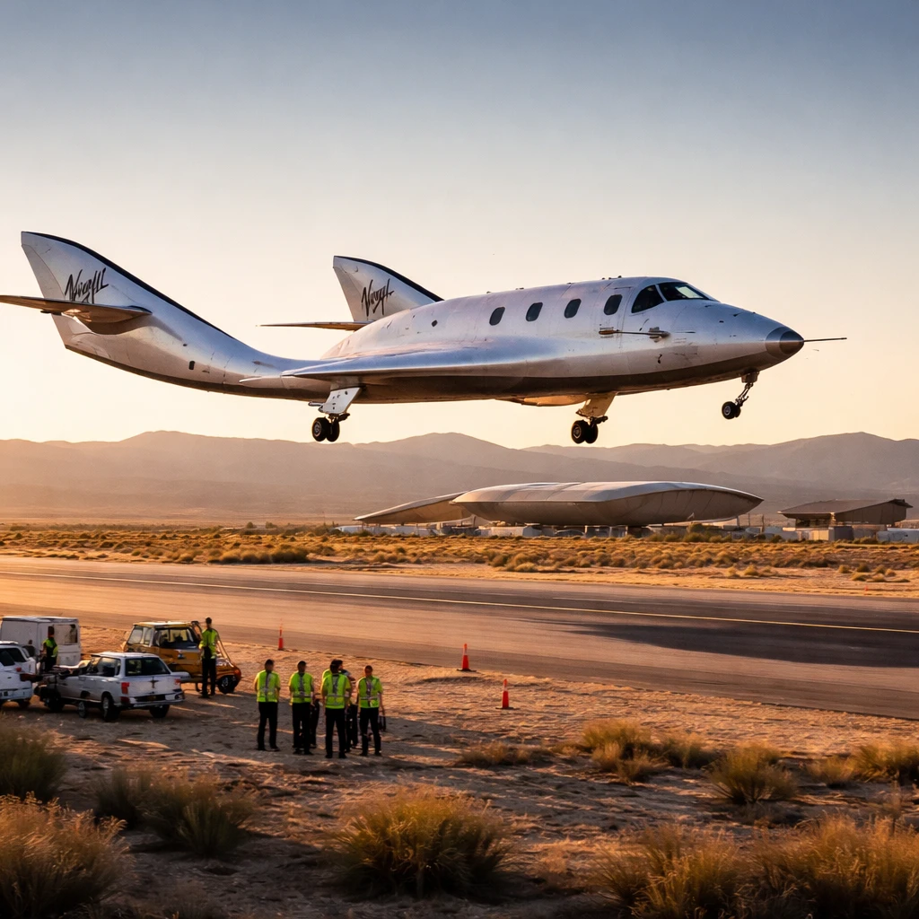 Virgin Galactic Shares Rise as VSS Unity Resumes Glide Flights at Spaceport America