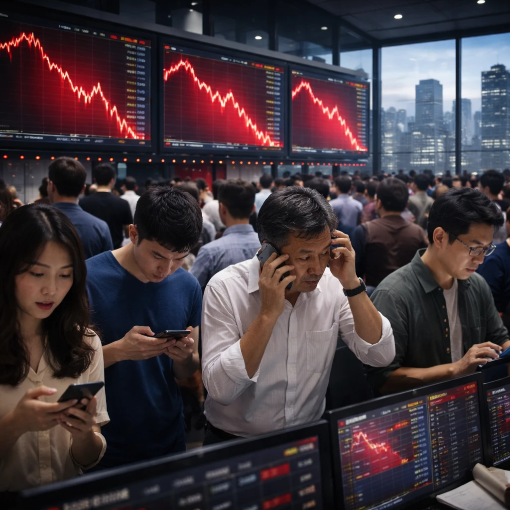 Retail Investors Unload Kospi Shares After Turbulent July; Chip and AI Names Lead Declines