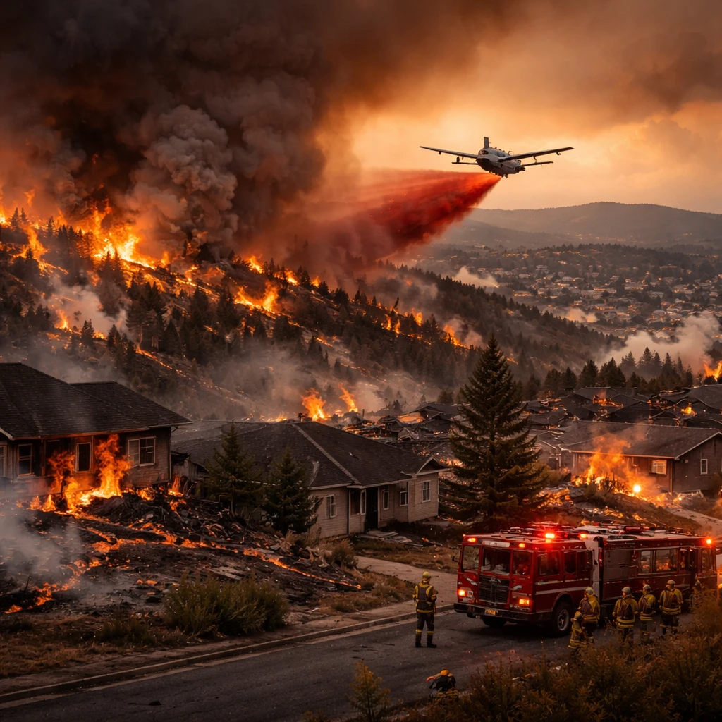 Spokane Wildfires Ravage Suburbs: Hundreds of Buildings Lost, Tens of Thousands Evacuated
