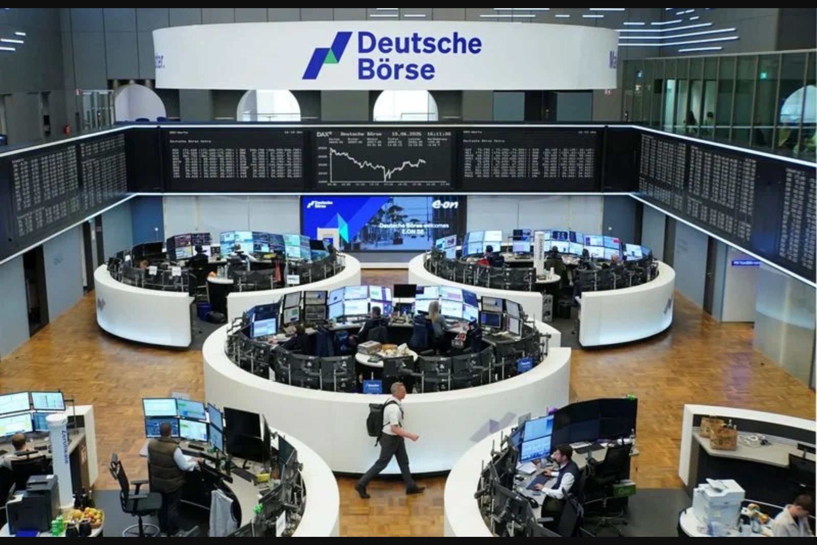 European Shares Rise After Oil Slides on Signs of De-escalation in Middle East