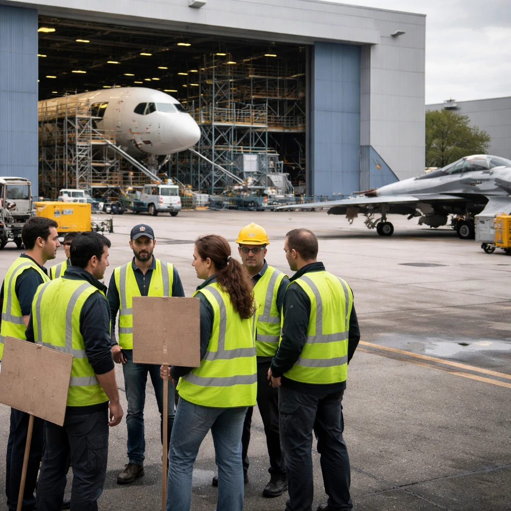 Airbus Spain strike restarts as UK-Ukraine AI pact and Italy rocket deal advance