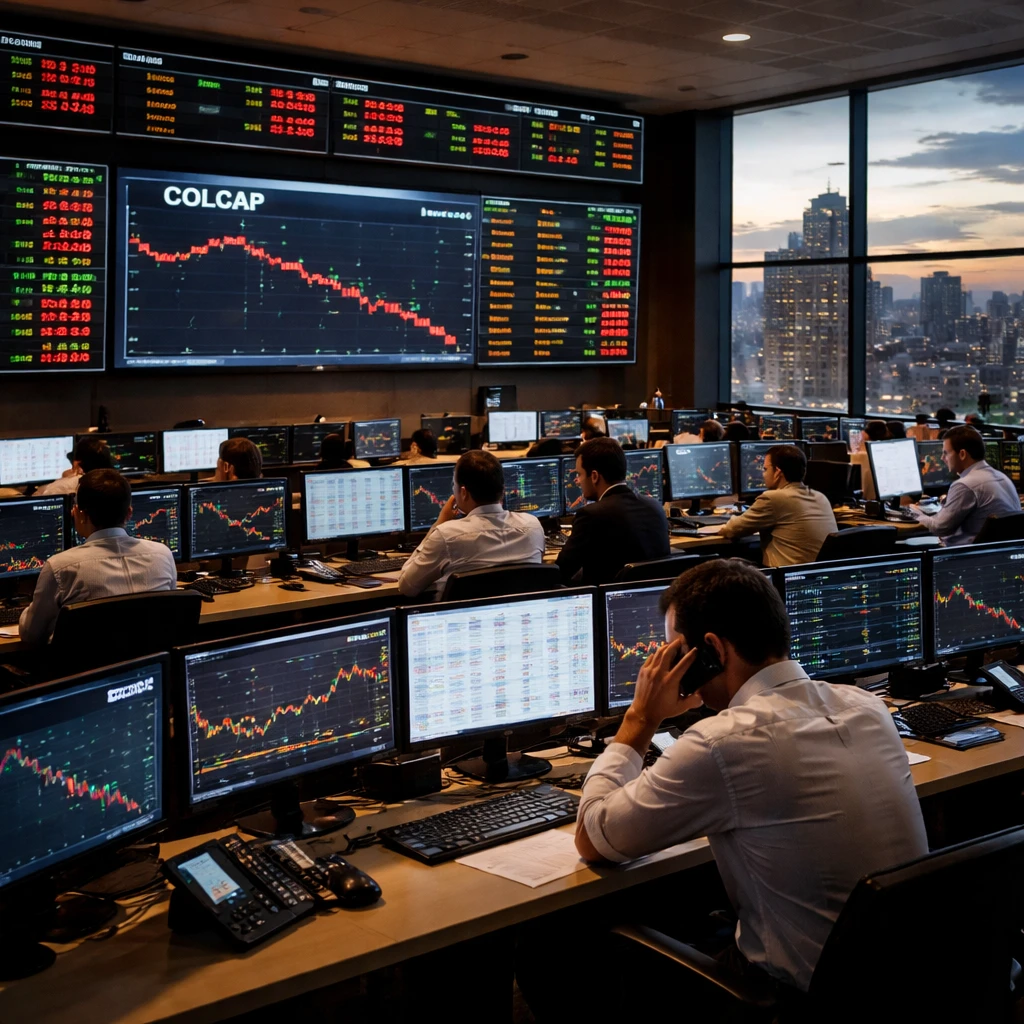 Colombian equities retreat as COLCAP closes down 1.26%