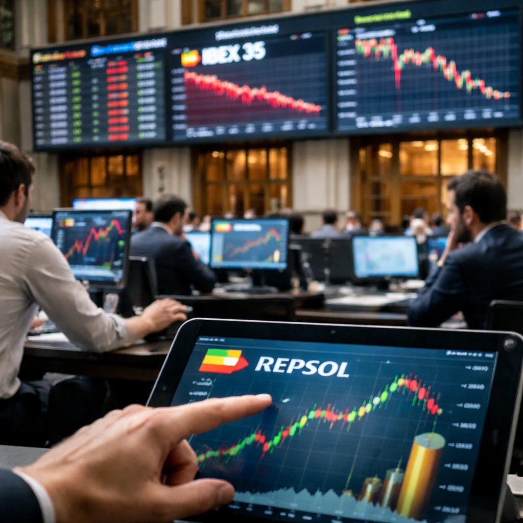 Madrid Stocks Slide as IBEX 35 Drops 3.01%; Energy Names Buck Broad Declines