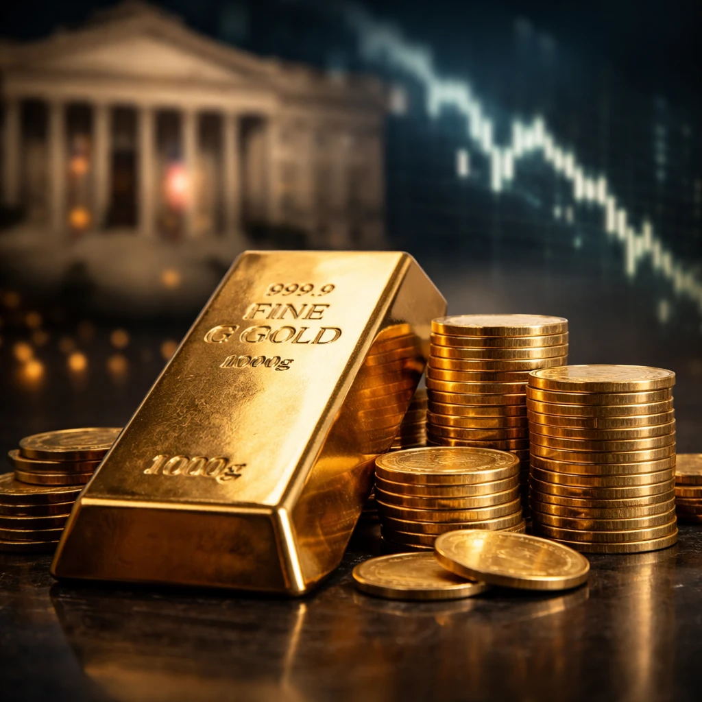 Gold Sustains Gains Above $4,500 as Dollar Weakens and Treasury Buybacks Press Down Yields