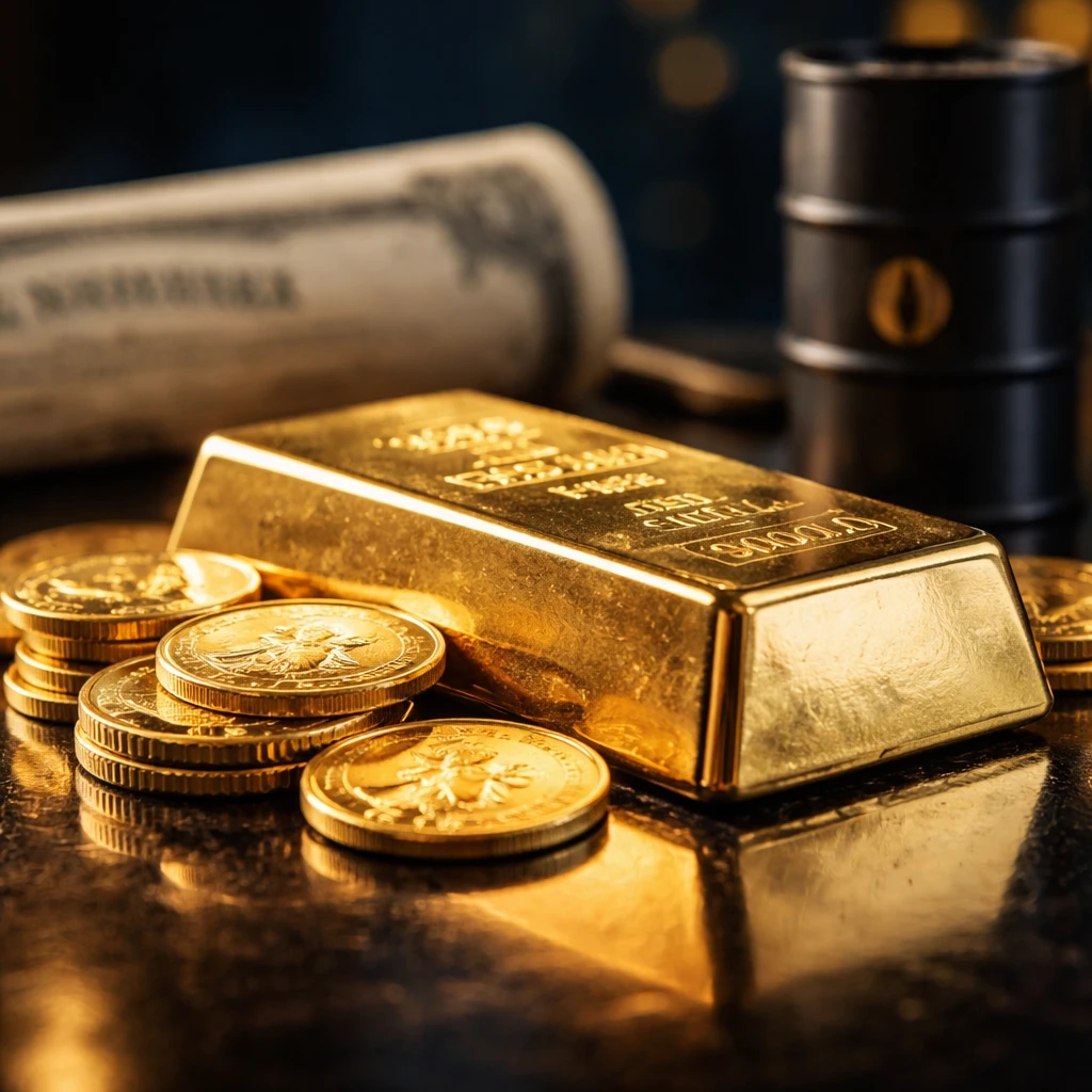 Gold Pulls Back Amid Rising Yields and Oil-Driven Fed Rate Bets