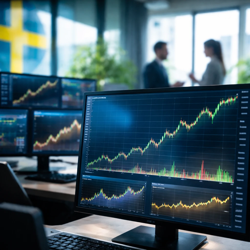 Stockholm market edges up as healthcare, tech and consumer services push OMXS30 to record